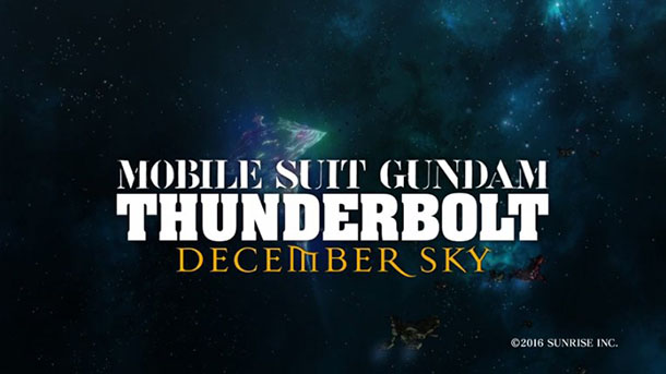 Trailer de Gundam Thunderbolt: December Sky