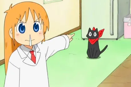アニメの黒猫