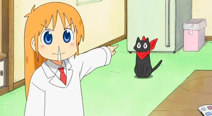 アニメの黒猫