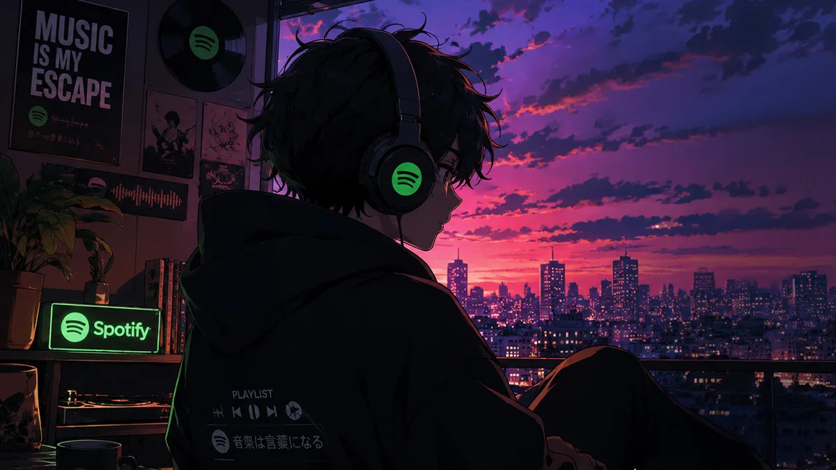 Lagu pembuka dan penutup anime di Spotify