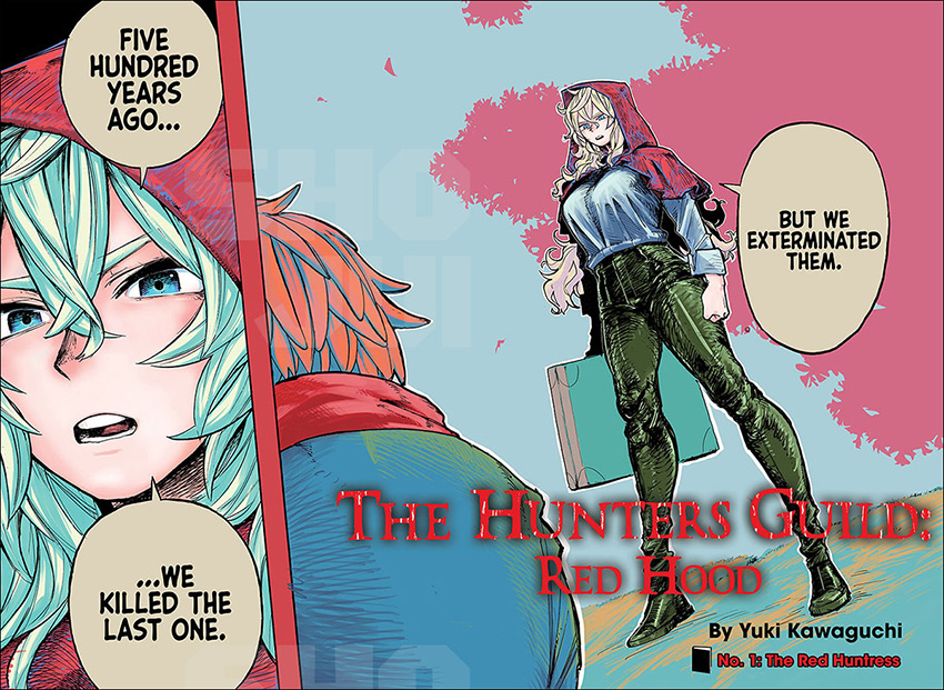 The Hunters Guild novo mangá da Chapeuzinho Vermelho