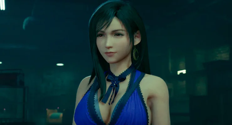 Final Fantasy 7 - Tifa interrupts Italian government meeting