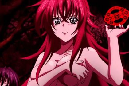 High School DXD Illustrator expulsa el patrón de senos