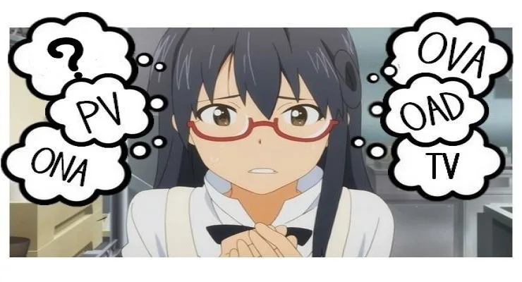 Mira el significado de OVA, OAD y ONA en el anime.