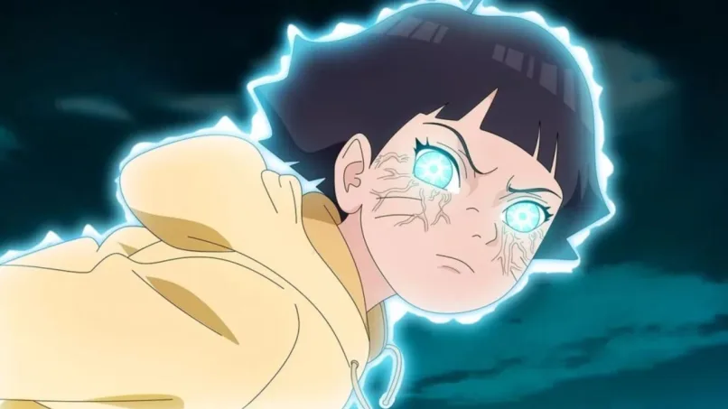 Boruto Two Blue Vortex Himawari herda poder da Kurama