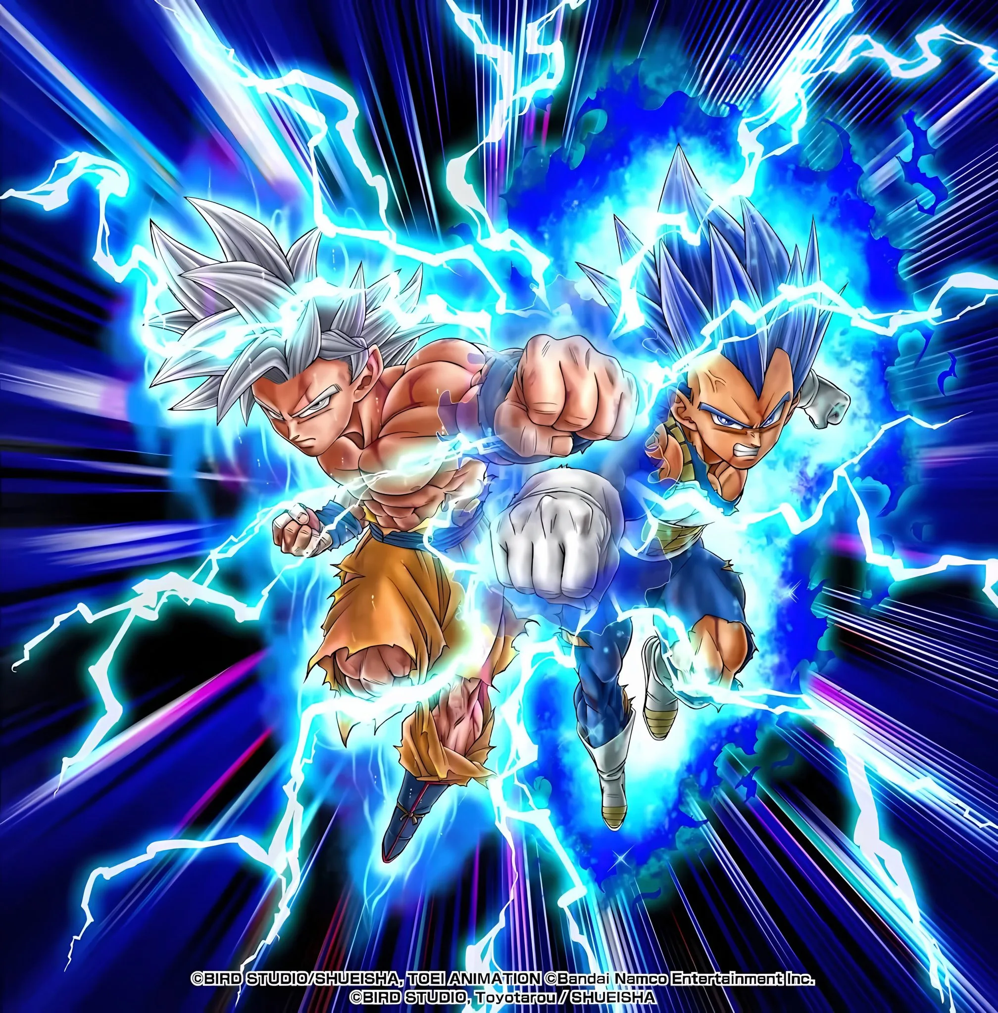 Ultra Goku e Vegeta