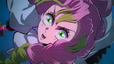 Mitsuri est présenté dans le visuel de Demon Slayer: Infinite Castle