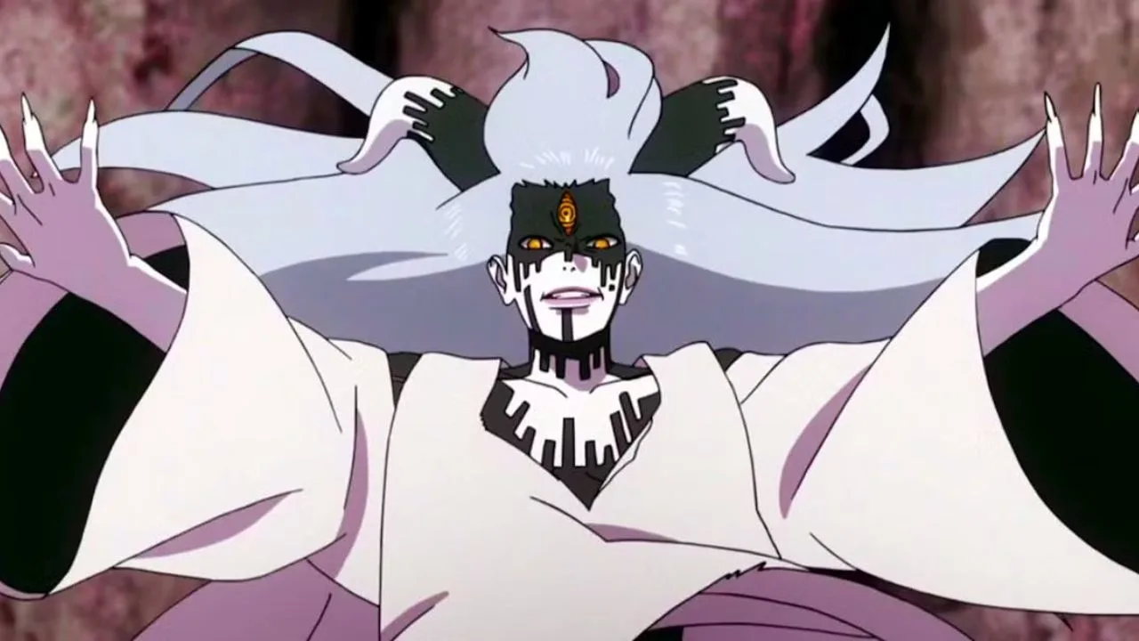 Tanda menunjukkan momoshiki kembali di boruto dua vortex biru 