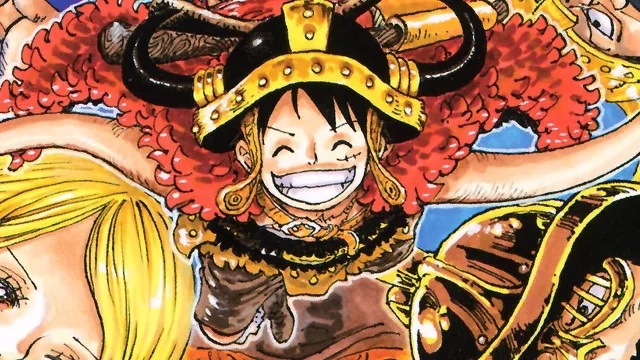 Eiichiro Oda menggambar volume 112 sampul One Piece