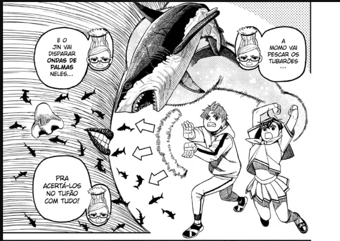 Momo Ayase dan Jin Enjoji Dandadan 196