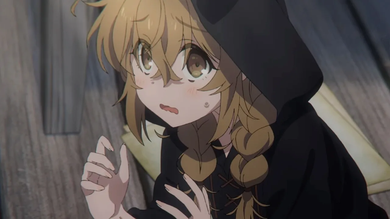 Secrets of the Silent Witch presents unpublished anime scene