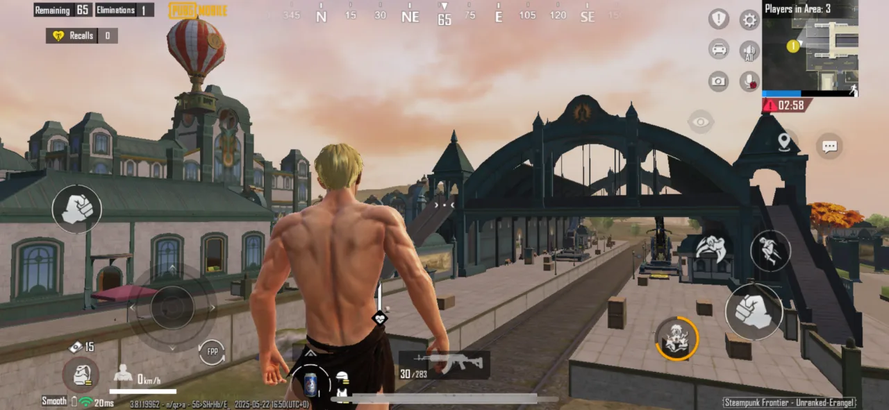 gameplay PUBG MOBILE com Attack on Titan