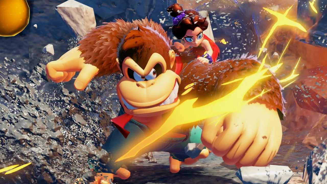 Donkey Kong Bananza menghadirkan ketidakstabilan Switch 2