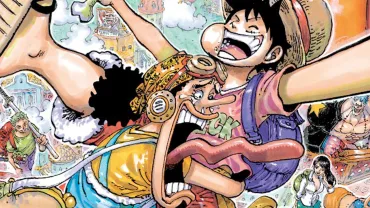 Eiichiro Oda desenha página colorida de One Piece 1155