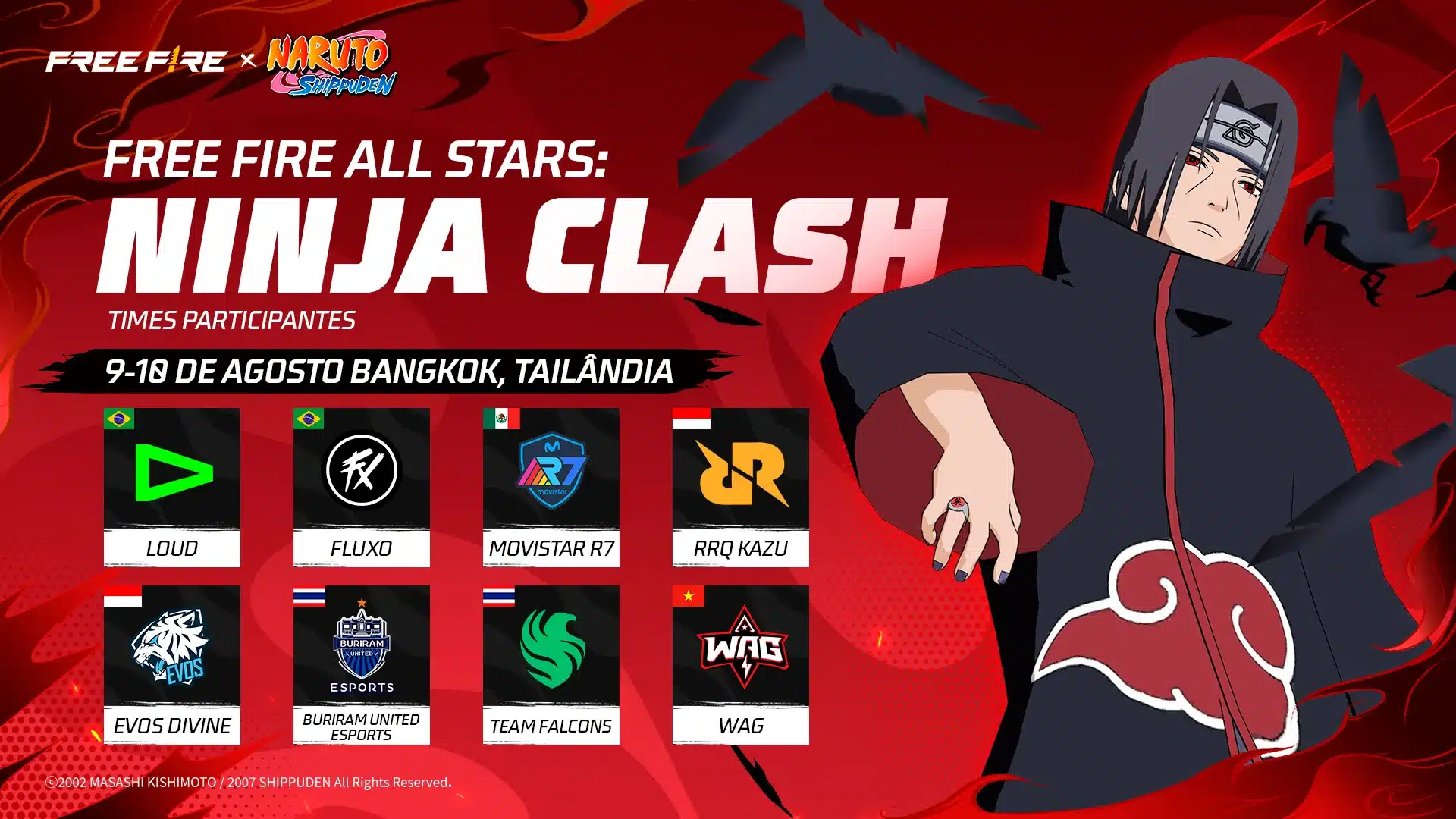 FREE FIRE ALL STARS NINJA CLASH