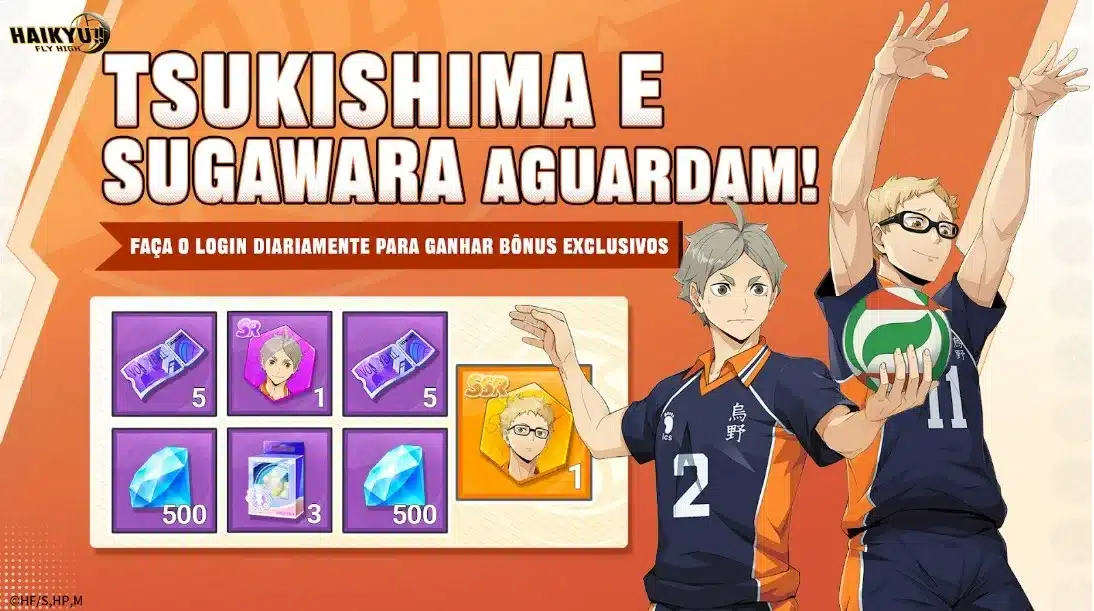 HAIKYU!! FLY HIGH rewards