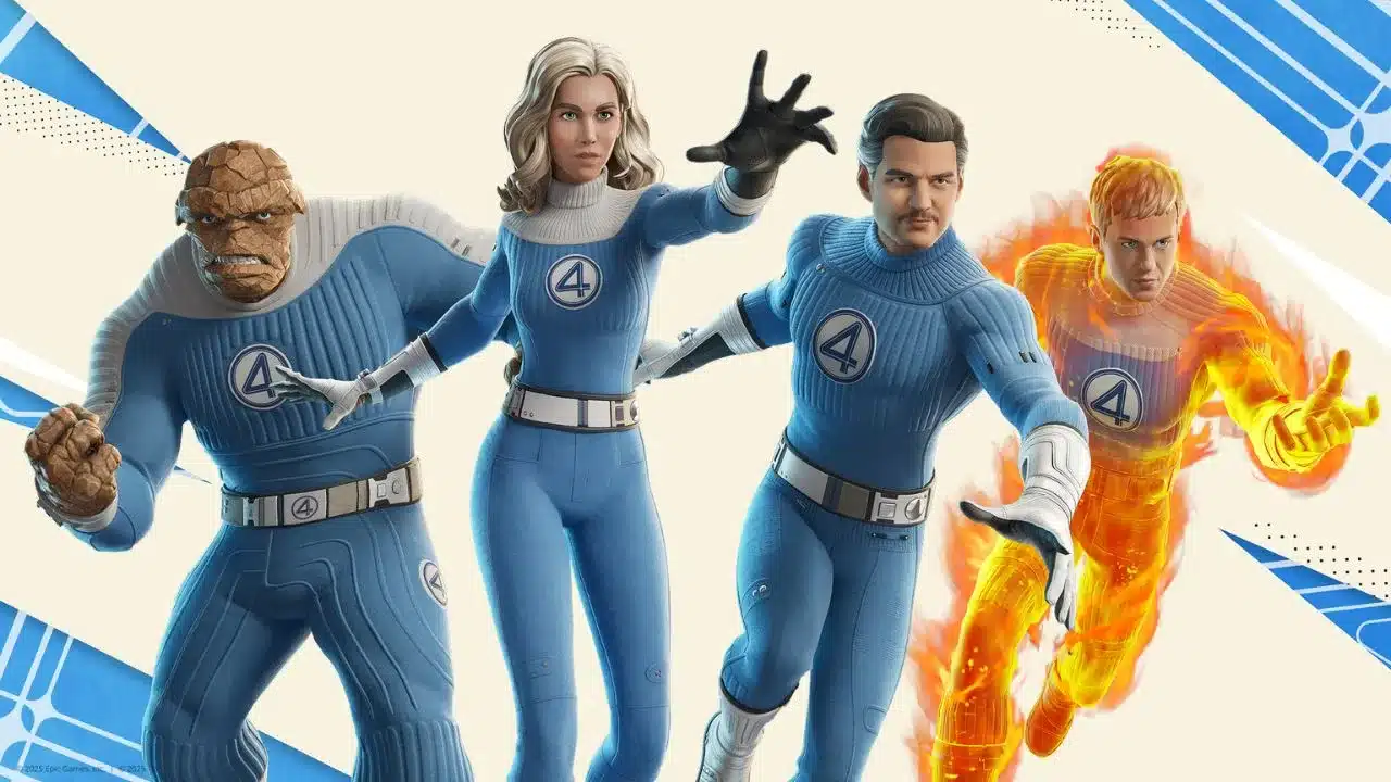 Quarteto Fantástico chegará ao Fortnite com skins exclusivas