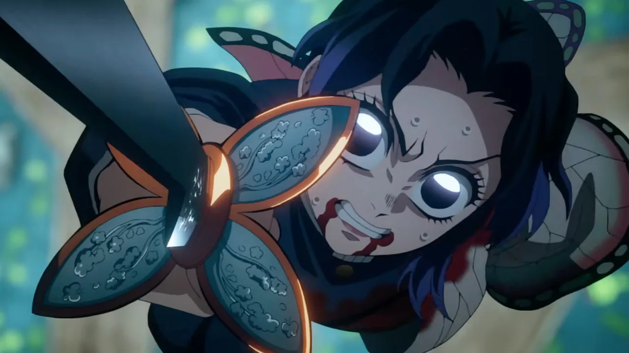 Shinobu furiosa em novo comercial de Demon Slayer: Castelo Infinito