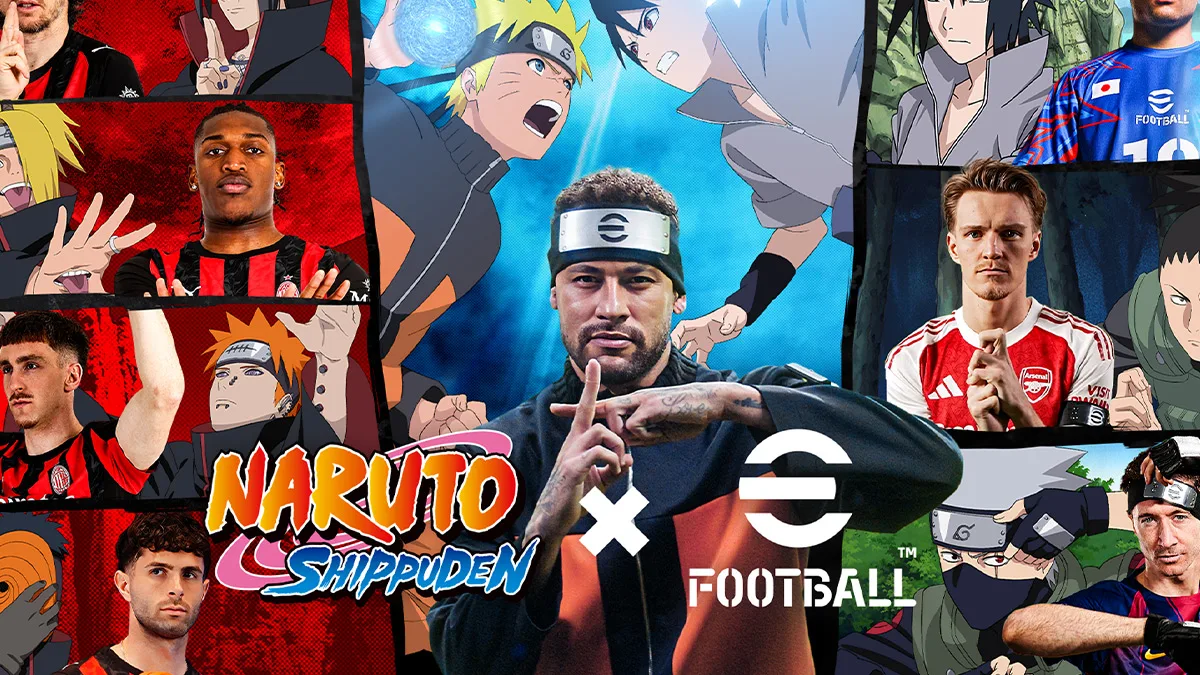 Neymar vira ninja e usa Rasengan em evento de eFootball