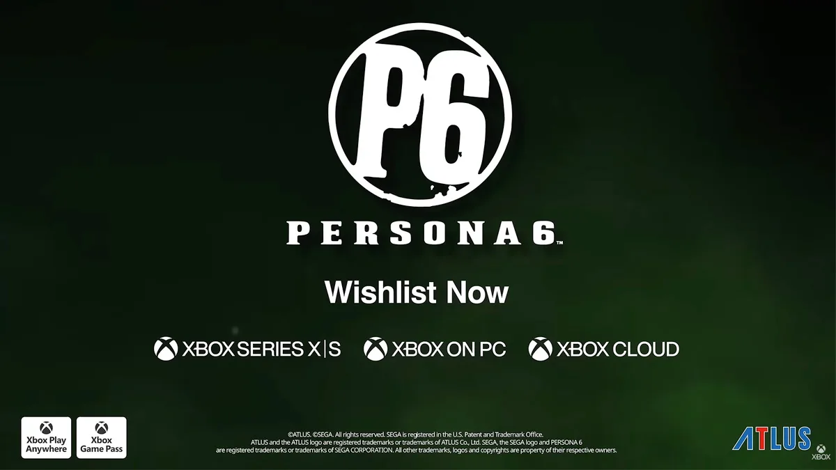 Persona 6 is officially announced by Atlus with a teaser